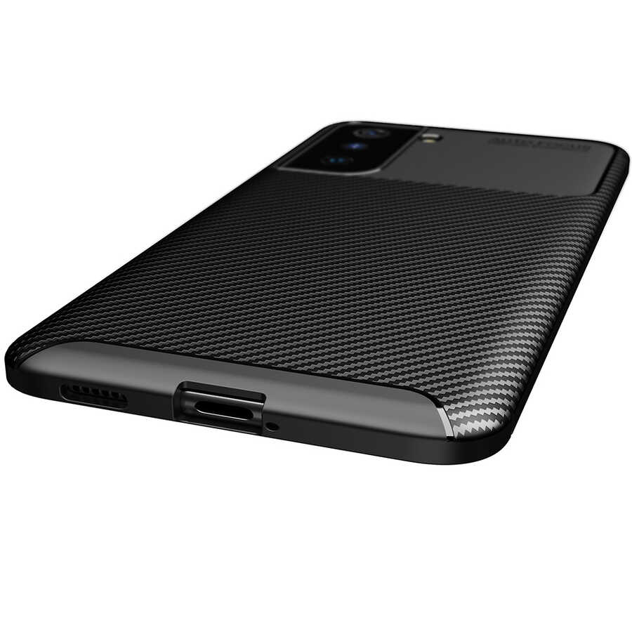 Samsung Galaxy S21 Plus Uyumlu Kılıf Zore Negro Silikon Kapak - 5