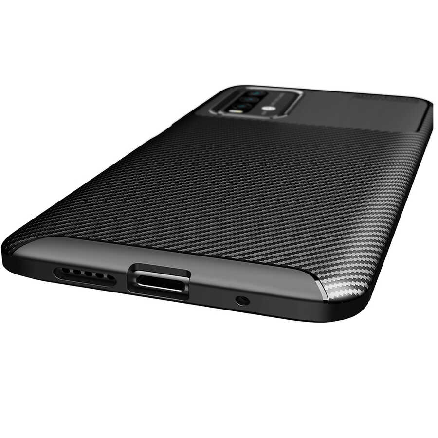 Xiaomi Redmi Note 9 4G Uyumlu Kılıf Zore Negro Silikon Kapak - 1