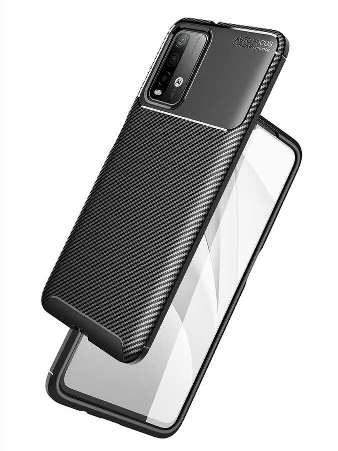 Xiaomi Redmi Note 9 4G Uyumlu Kılıf Zore Negro Silikon Kapak - 4
