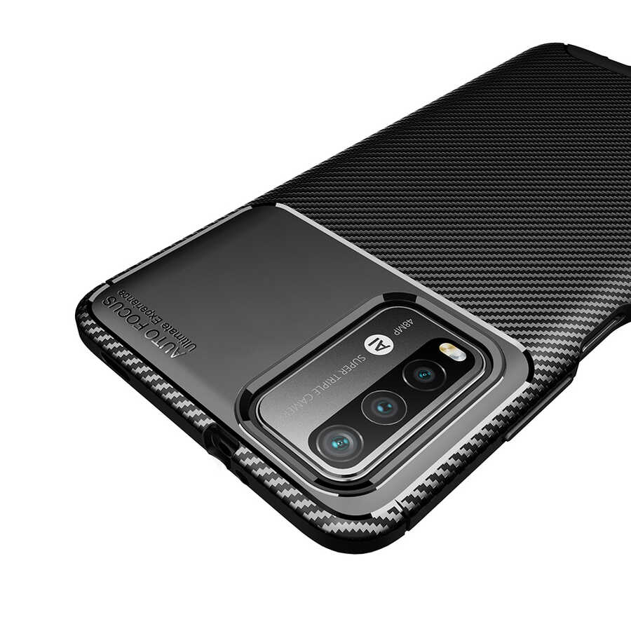 Xiaomi Redmi Note 9 4G Uyumlu Kılıf Zore Negro Silikon Kapak - 7