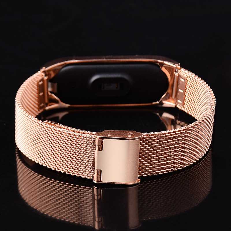 Xiaomi Mi Band 5 Uyumlu KRD-06 Metal Kordon - 8