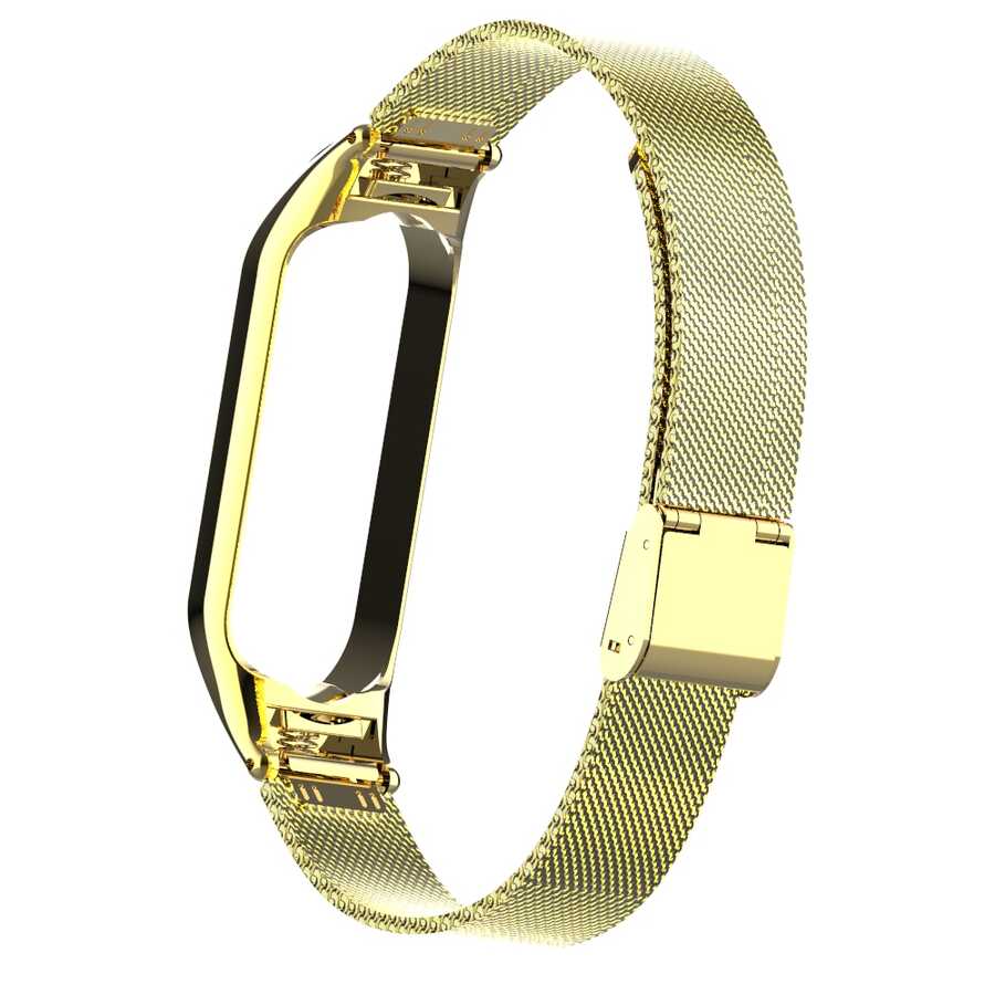 Xiaomi Mi Band 5 Uyumlu KRD-06 Metal Kordon - 10
