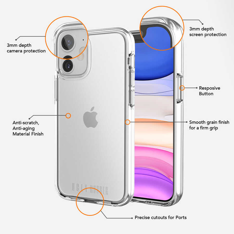 Apple iPhone 12 Uyumlu UR Pure Kapak - 3