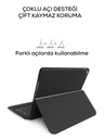 Apple iPad Pro 11 2020 Uyumlu (2.Nesil) Wiwu Keyboard Folio Kablosuz Klavyeli Kılıf - 4