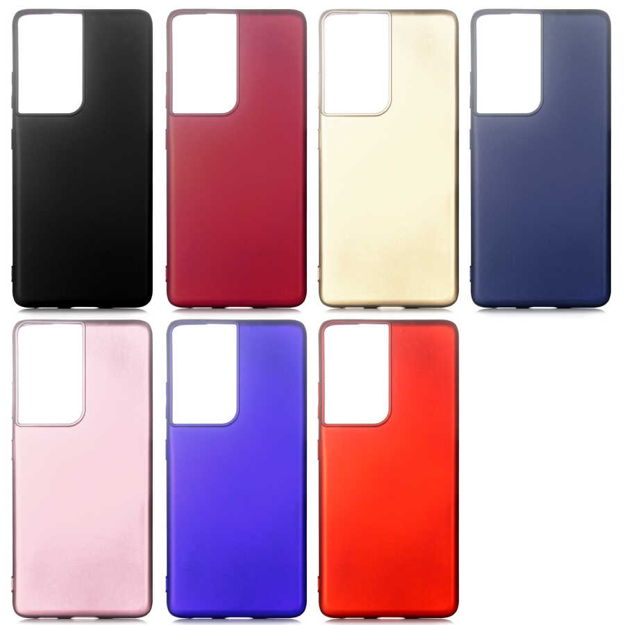 Samsung Galaxy S21 Ultra Uyumlu Kılıf Zore Premier Silikon Kapak - 1
