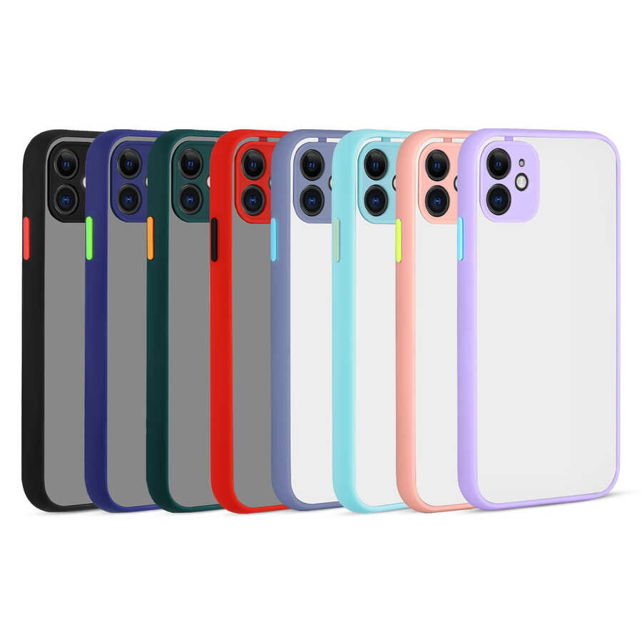 Apple iPhone 12 Uyumlu Kılıf Zore Hux Kapak - 8