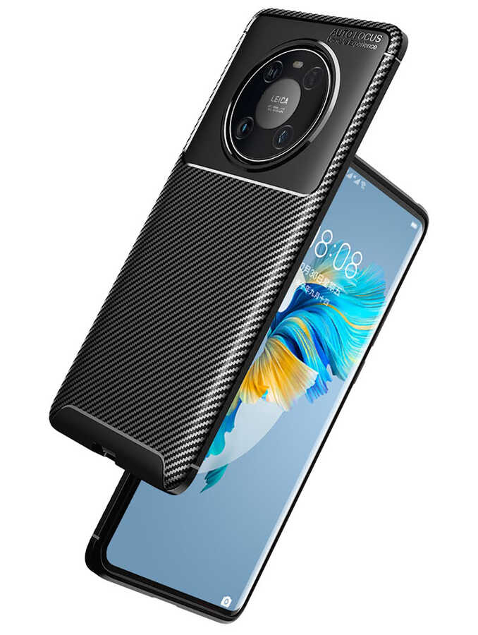 Huawei Mate 40 Pro Uyumlu Kılıf Zore Negro Silikon Kapak - 1