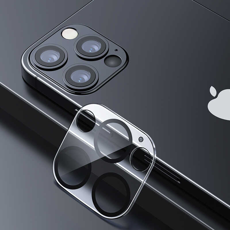 Apple iPhone 12 Pro Uyumlu Benks İntegrated Kamera Lens Koruyucu Cam - 5