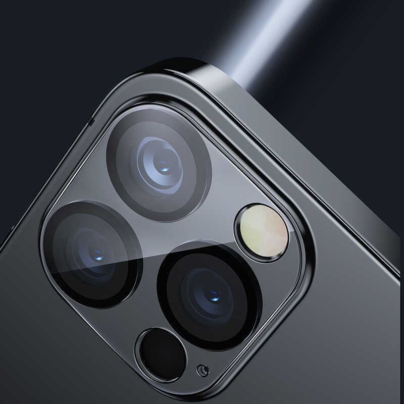 Apple iPhone 12 Pro Max Uyumlu Benks İntegrated Kamera Lens Koruyucu Cam - 2