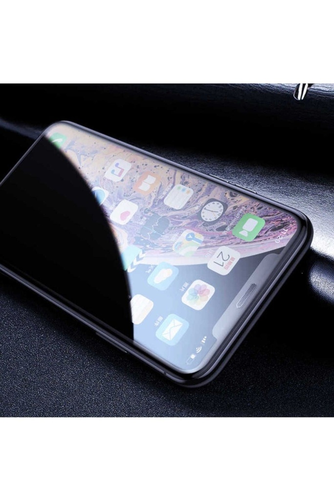 Apple iPhone 12 Mini Uyumlu Zore Anti-Dust Privacy Temperli Ekran Koruyucu