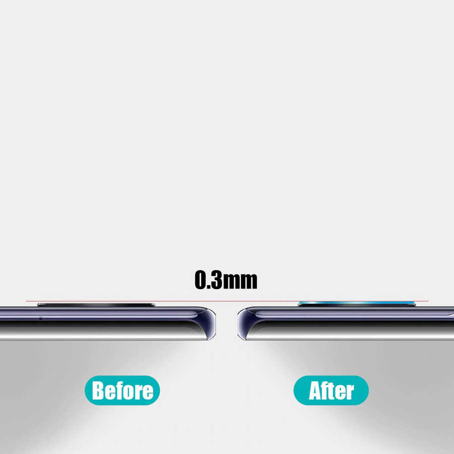 Huawei Mate 40 Pro Uyumlu Zore Kamera Lens Koruyucu Cam Filmi - 1