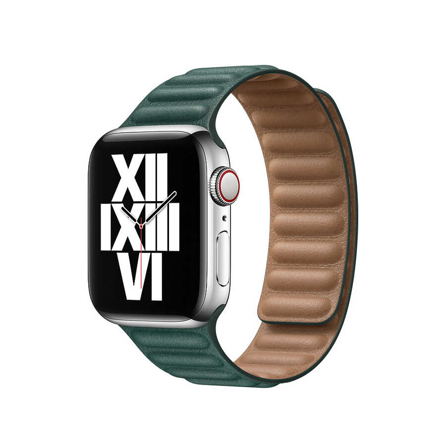 ​​​Apple Watch 38mm Uyumlu KRD-34 Deri Kordon - 3