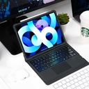 Apple iPad Air 10.9 2020 Uyumlu (4.Nesil) Benks Multifunctional Kablosuz Klavyeli Kılıf - 4