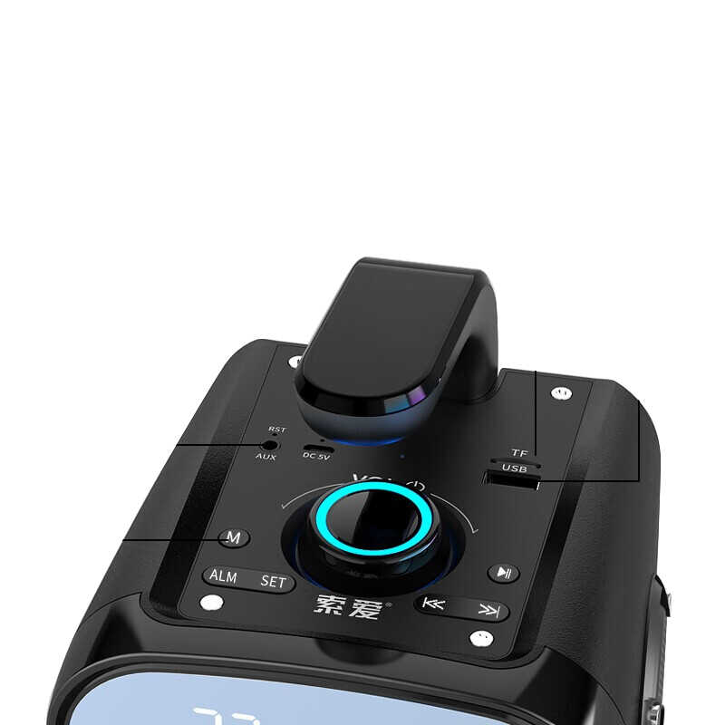 Soaiy SH25 Mikrofonlu Bluetooth Speaker Hoparlör - 2