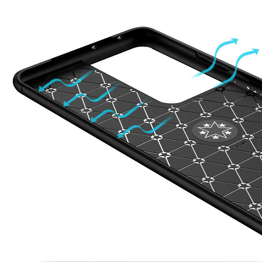 Samsung Galaxy S21 Ultra Uyumlu Kılıf Zore Ravel Silikon Kapak - 1