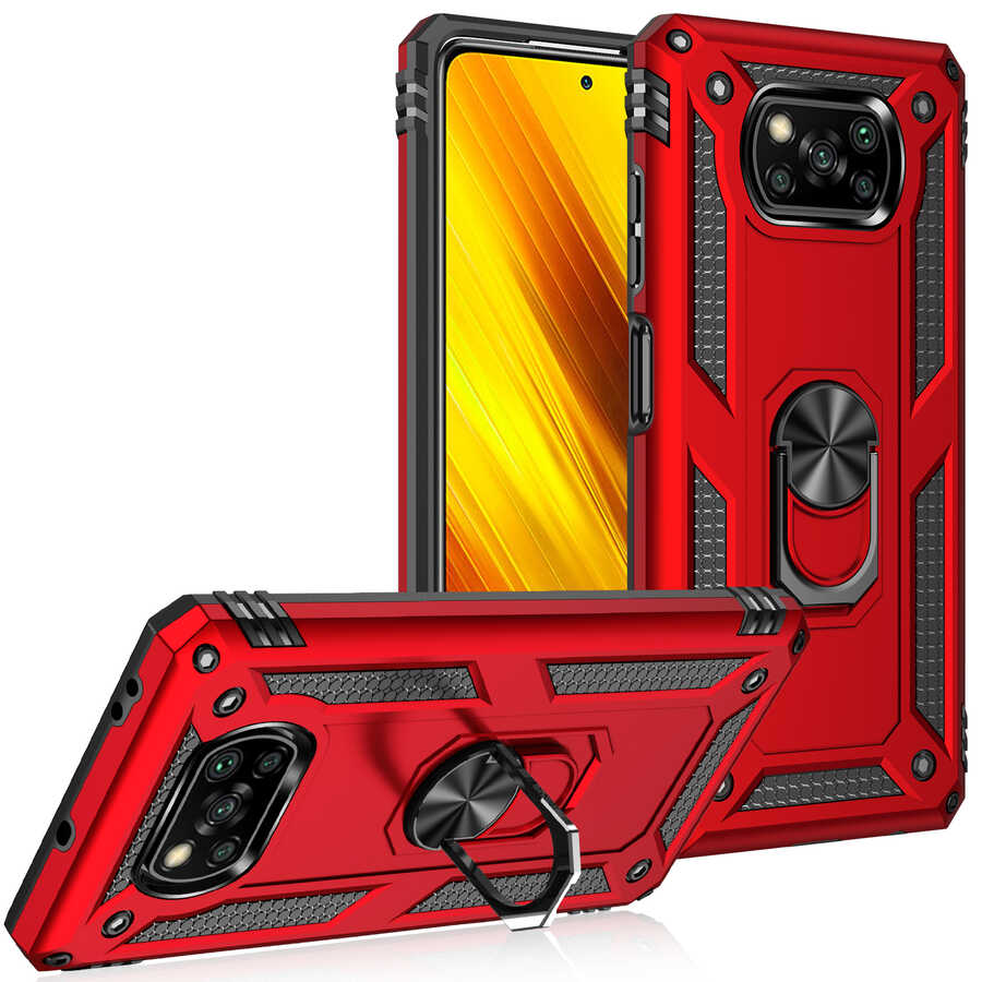 Xiaomi Poco X3 Uyumlu Kılıf Zore Vega Kapak - 1