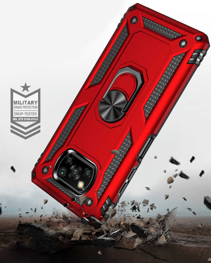 Xiaomi Poco X3 Uyumlu Kılıf Zore Vega Kapak - 6