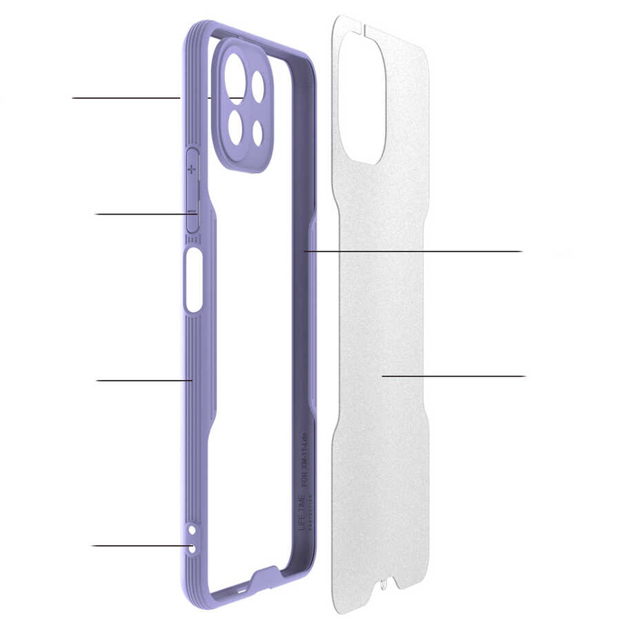 Xiaomi Mi 11 Lite Uyumlu Kılıf Zore Parfe Kapak - 2
