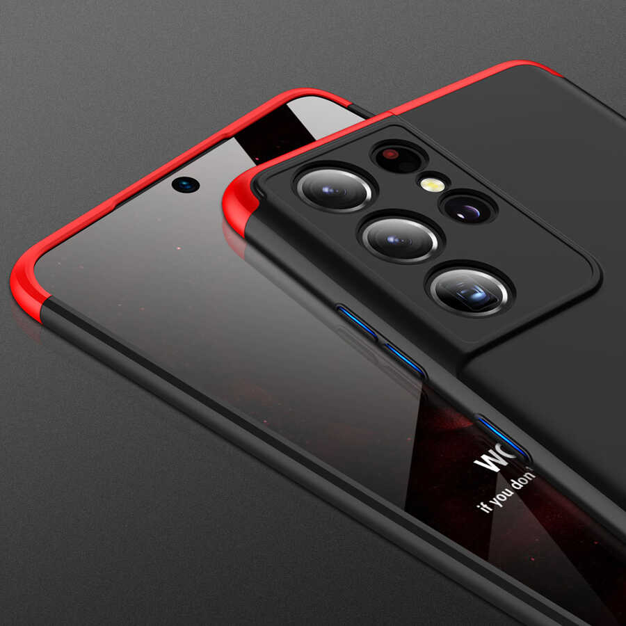 Samsung Galaxy S21 Ultra Uyumlu Kılıf Zore Ays Kapak - 7