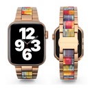 Apple Watch 42mm Uyumlu Wiwu Resin Steel Belt Metal Kordon - 8