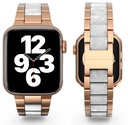 Apple Watch 42mm Uyumlu Wiwu Resin Steel Belt Metal Kordon - 17