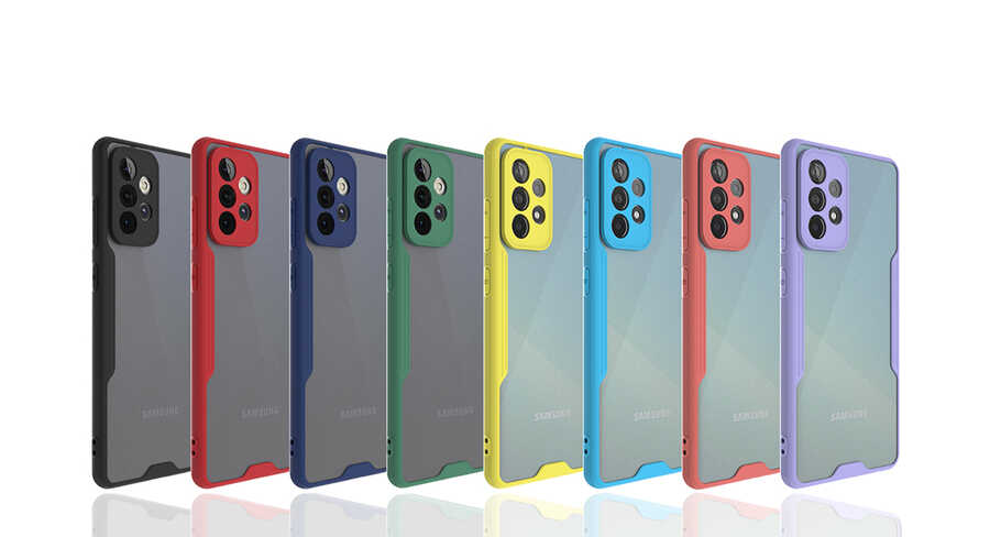 Samsung Galaxy A72 Uyumlu Kılıf Zore Parfe Kapak - 1