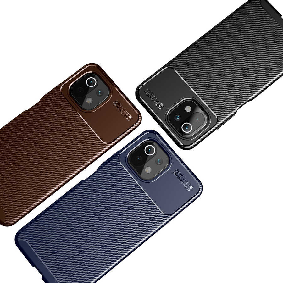 Xiaomi Mi 11 Lite Uyumlu Kılıf Zore Negro Silikon Kapak - 6