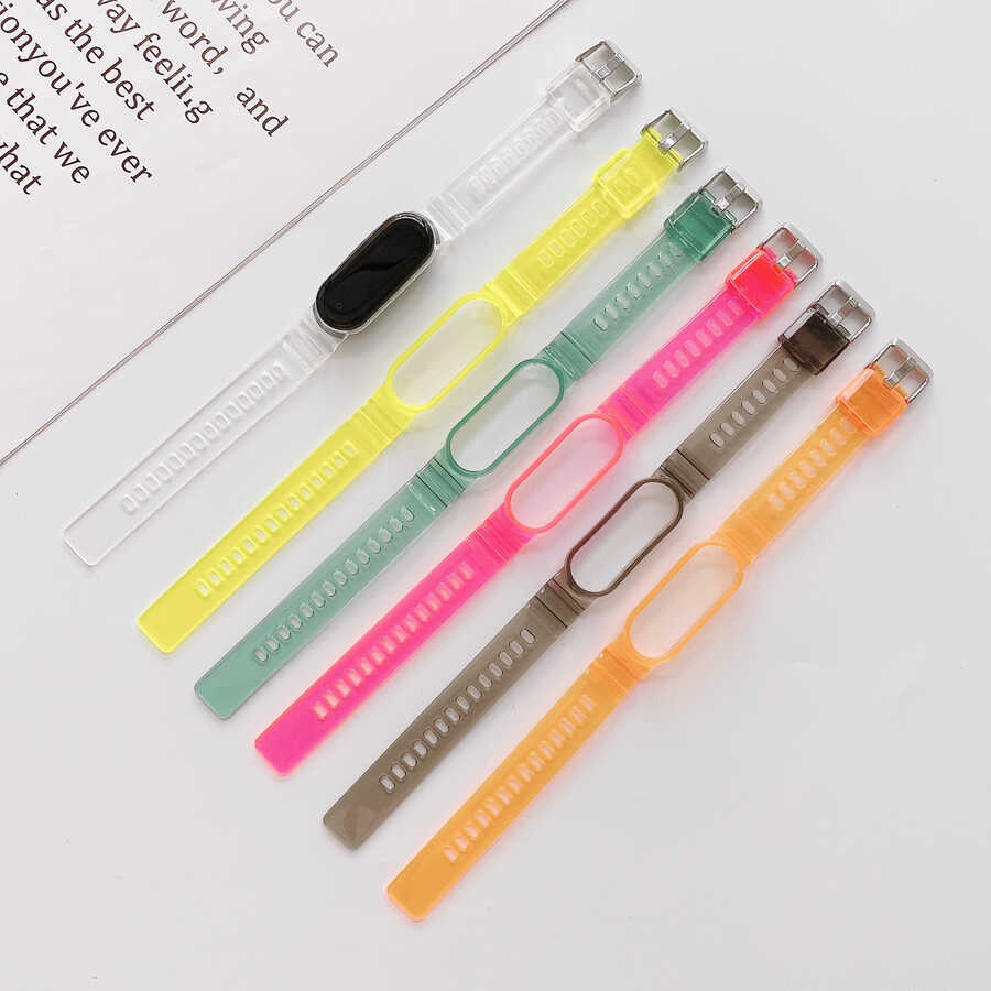 Xiaomi Mi Band 6 Uyumlu KRD-27 Silikon Kordon - 5