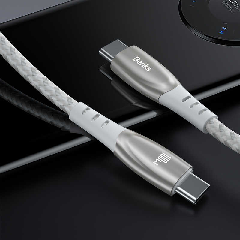 Benks D41 100W Type-C To Type-C Kablo 2M - 3