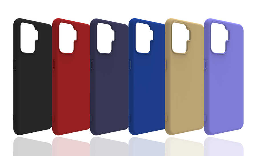 Oppo Reno 5 Lite Uyumlu Kılıf Zore Biye Silikon - 2