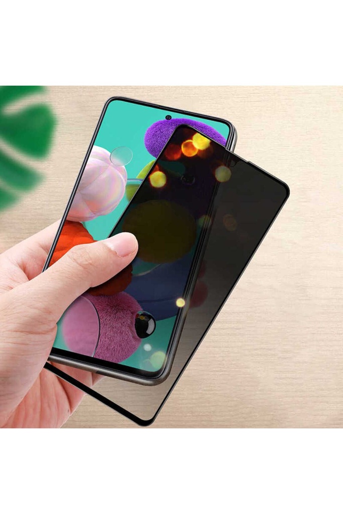 Xiaomi Redmi Note 10 Uyumlu Zore New 5D Privacy Temperli Ekran Koruyucu