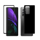 Samsung Galaxy Z Fold 2 Uyumlu Zore Ön Arka 5D Full Yapışkanlı Temperli Ekran Koruyucu - 2