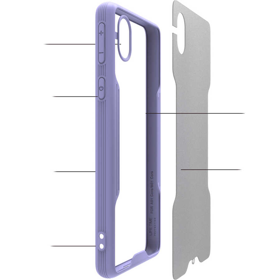 Samsung Galaxy A01 Core Uyumlu Kılıf Zore Parfe Kapak - 2