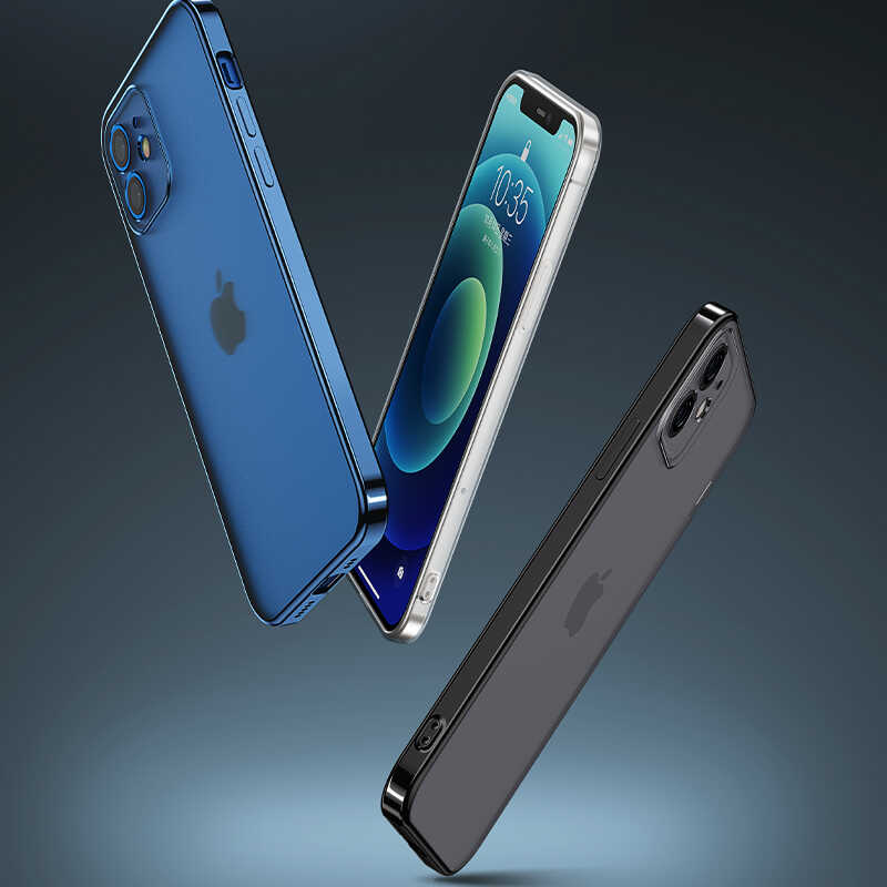 Apple iPhone 12 Uyumlu Benks Matte Electroplated TPU Kapak - 4