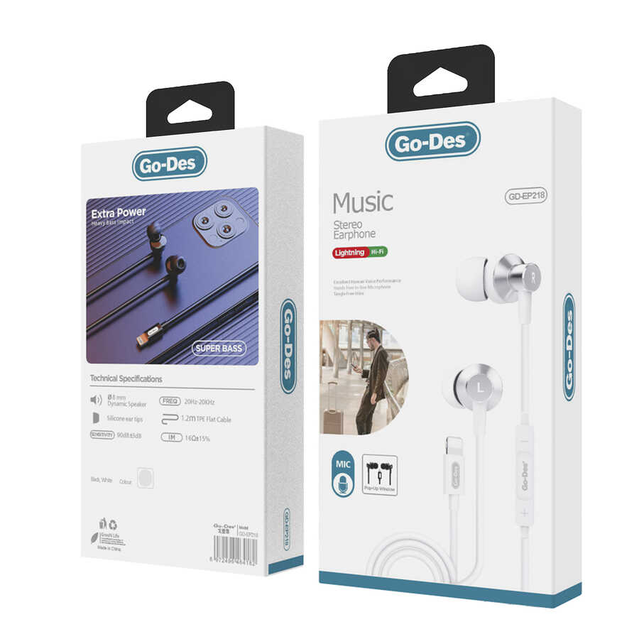 Go Des EP-218 Lightning Kulaklık - 1