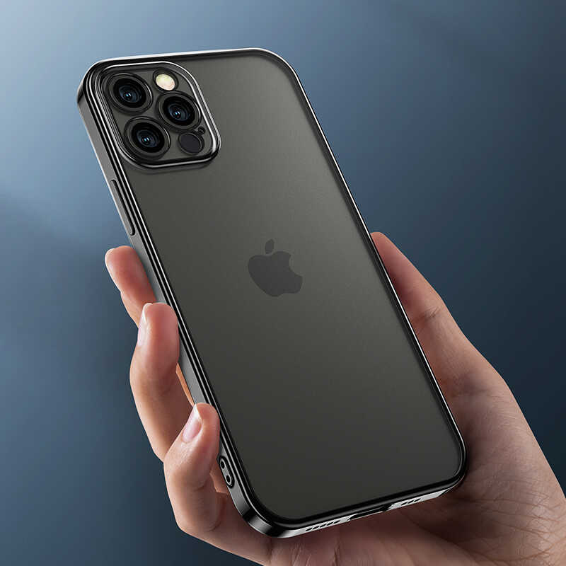 Apple iPhone 12 Pro Max Uyumlu Benks Matte Electroplated TPU Kapak - 1