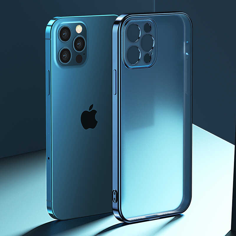 Apple iPhone 12 Pro Max Uyumlu Benks Matte Electroplated TPU Kapak - 6