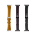 Apple Watch 38mm Uyumlu Wiwu Leather Watchband Deri Kordon - 3
