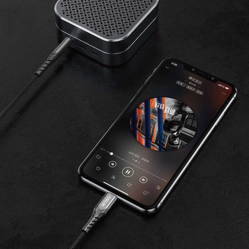 Wiwu YP-02 Lightning To Aux Audio Kablo - 1