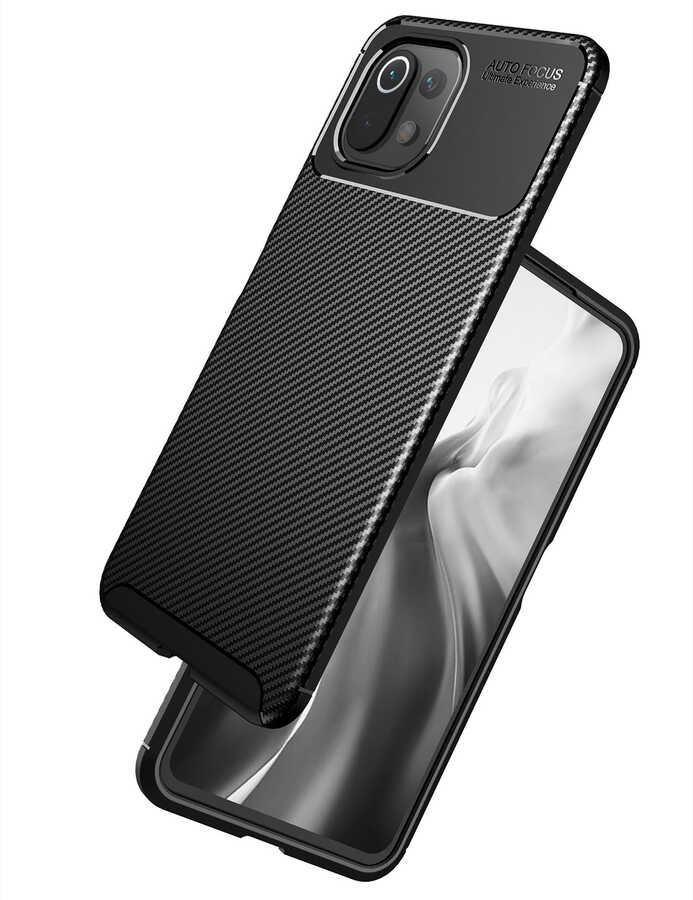 Xiaomi Mi 11 Lite Uyumlu Kılıf Zore Negro Silikon Kapak - 1
