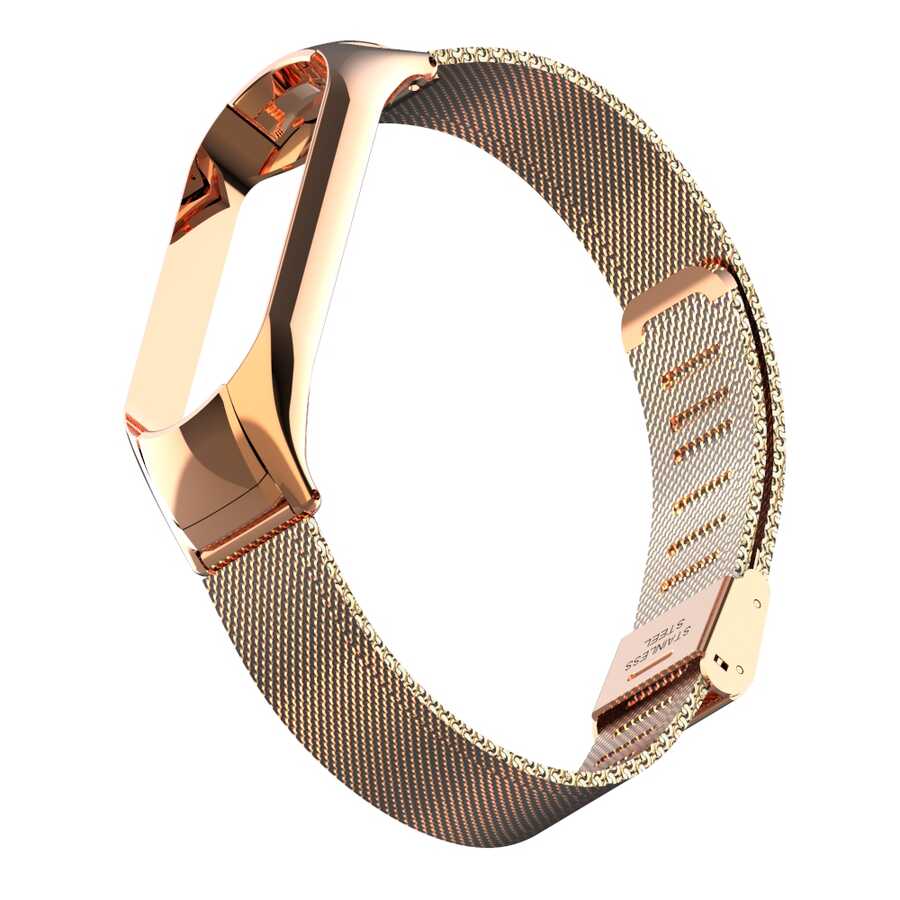 Xiaomi Mi Band 6 Uyumlu KRD-06 Metal Kordon - 4