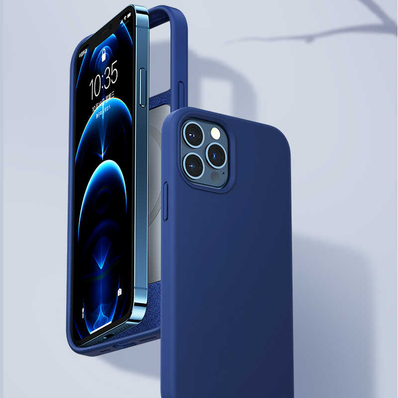 Apple iPhone 12 Pro Uyumlu Kılıf Benks Magsafe Magnetic Original Apple MFI Certified Silikon Kapak - 3