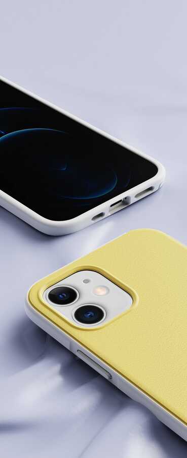 Apple iPhone 12 Uyumlu Kılıf Wlons Hill Kapak - 5