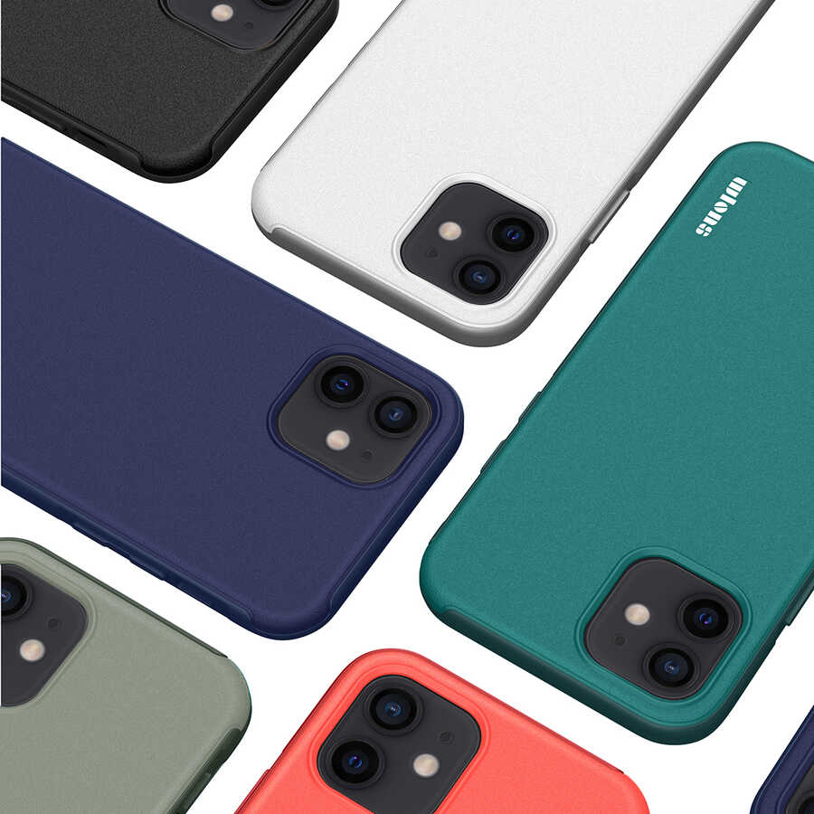 Apple iPhone 12 Uyumlu Kılıf Wlons Hill Kapak - 13