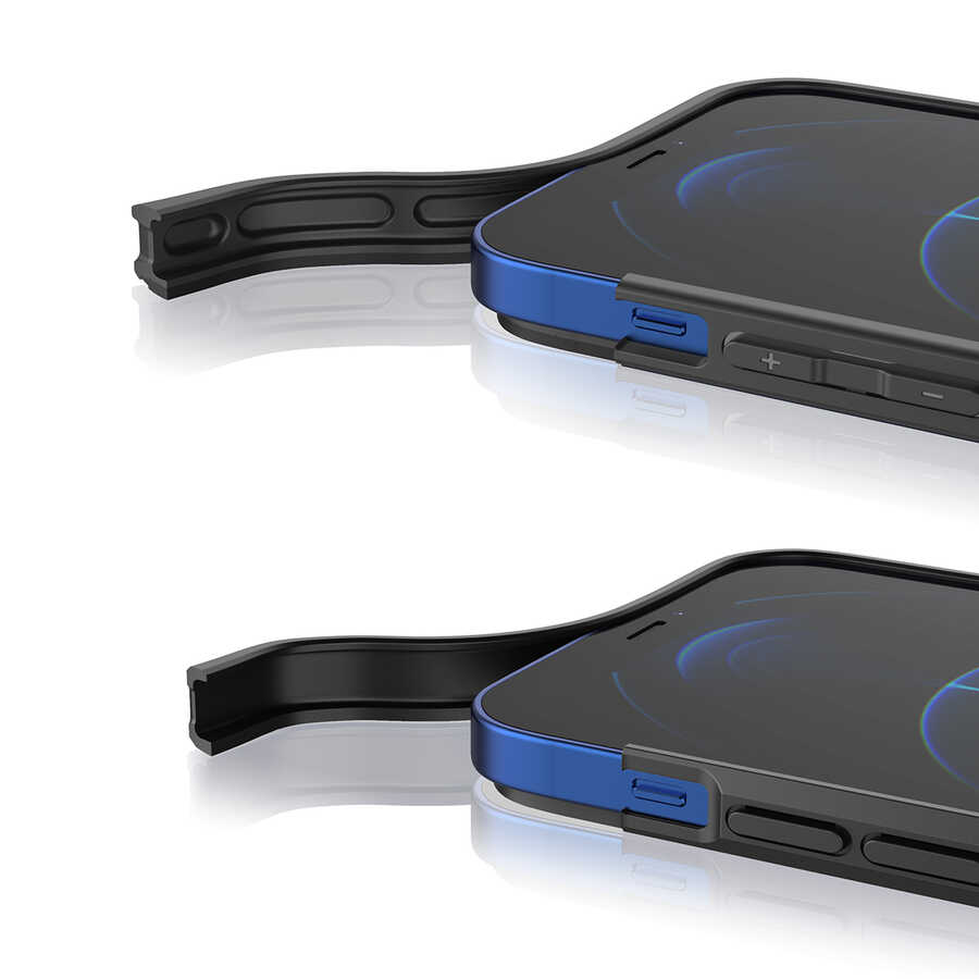 Apple iPhone 12 Pro Uyumlu Kılıf Wlons Hill Kapak - 4