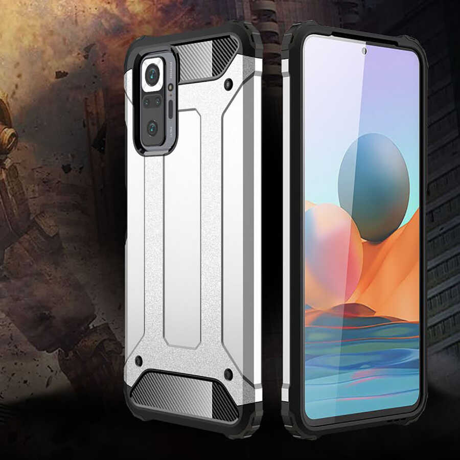 Xiaomi Redmi Note 10 Pro Uyumlu Kılıf Zore Crash Silikon Kapak - 4