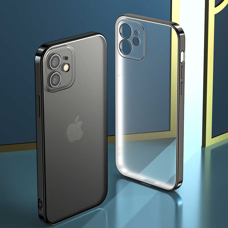 Apple iPhone 12 Mini Uyumlu Benks Matte Electroplated TPU Kapak - 3