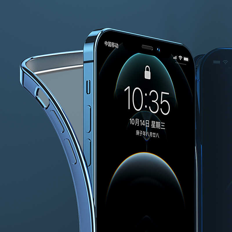 Apple iPhone 12 Pro Max Uyumlu Benks Matte Electroplated TPU Kapak - 3