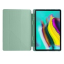 Samsung Galaxy Tab A7 10.4 T500 2020 Uyumlu Kılıf Zore Tri Folding Kalem Bölmeli Standlı Kılıf - 4