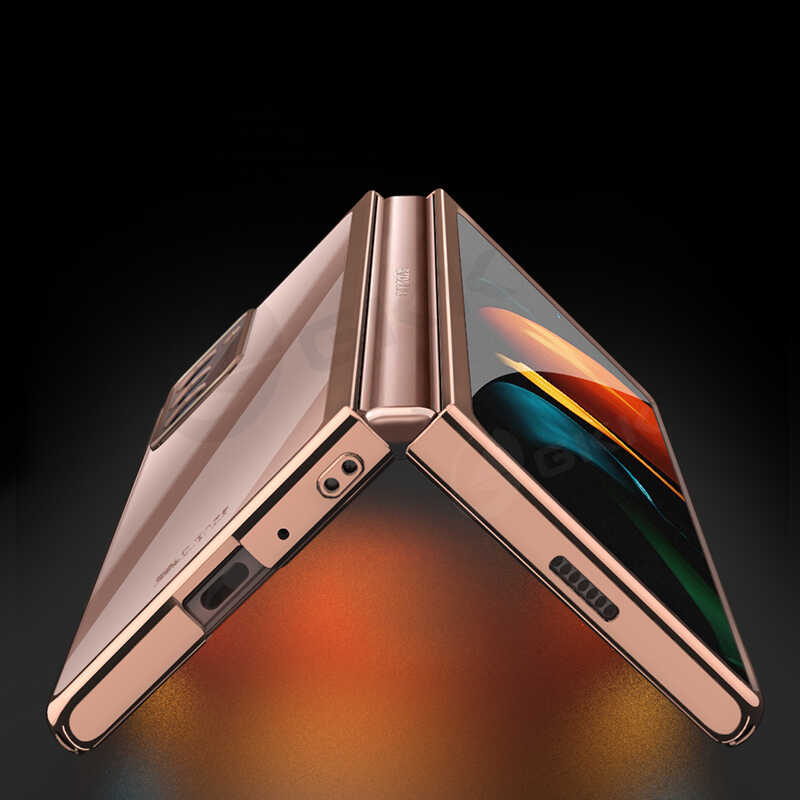 Samsung Galaxy Z Fold 2 Uyumlu Kılıf Zore Kıpta Kapak - 1